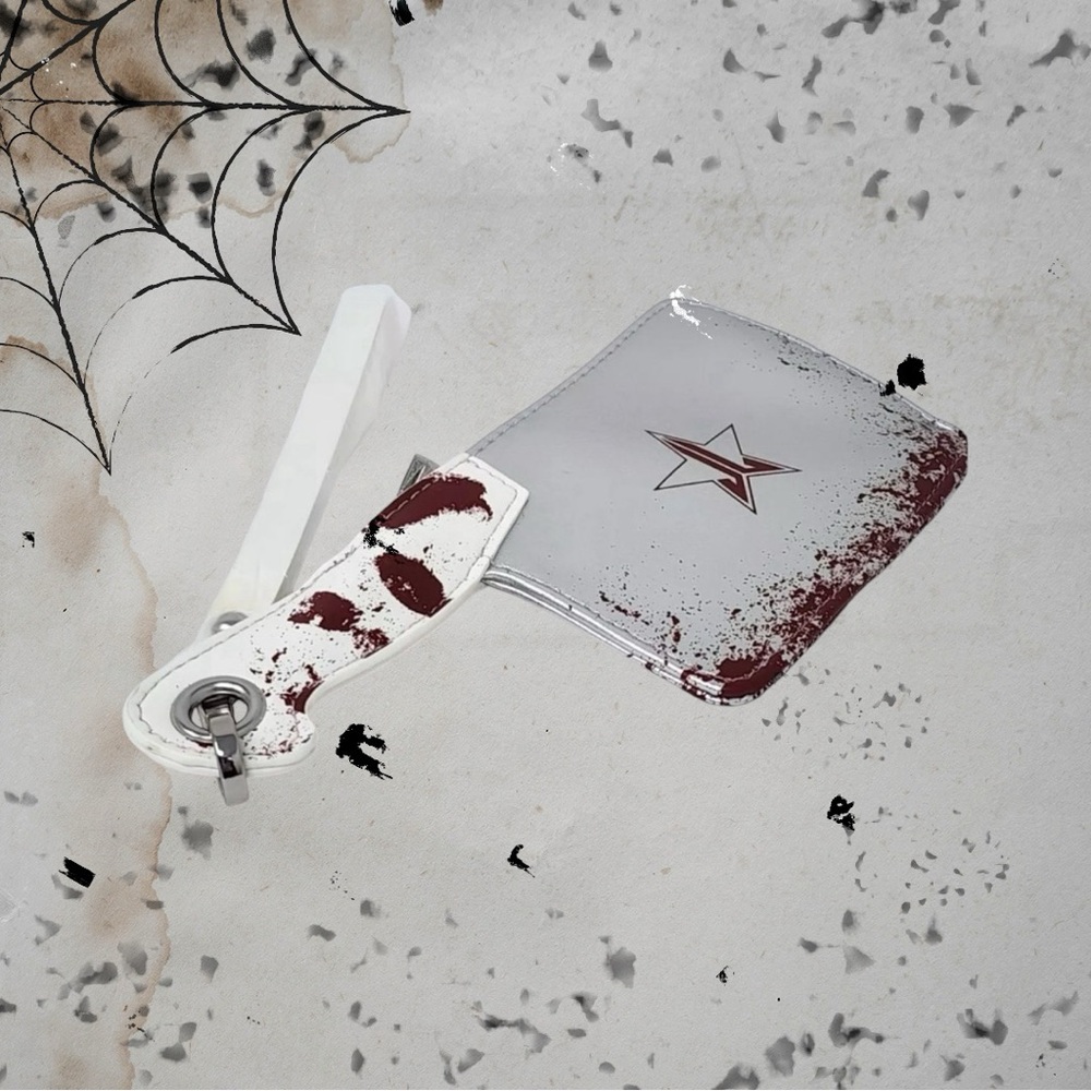Jeffree Star Wristlet Blood Cleaver Wristlet Zippered Limited Edition